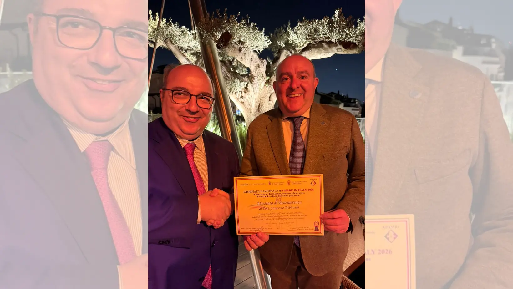 Roma rende omaggio alle eccellenze del Made in Italy, tra i premiati il manager calabrese Francesco Trebisonda\n