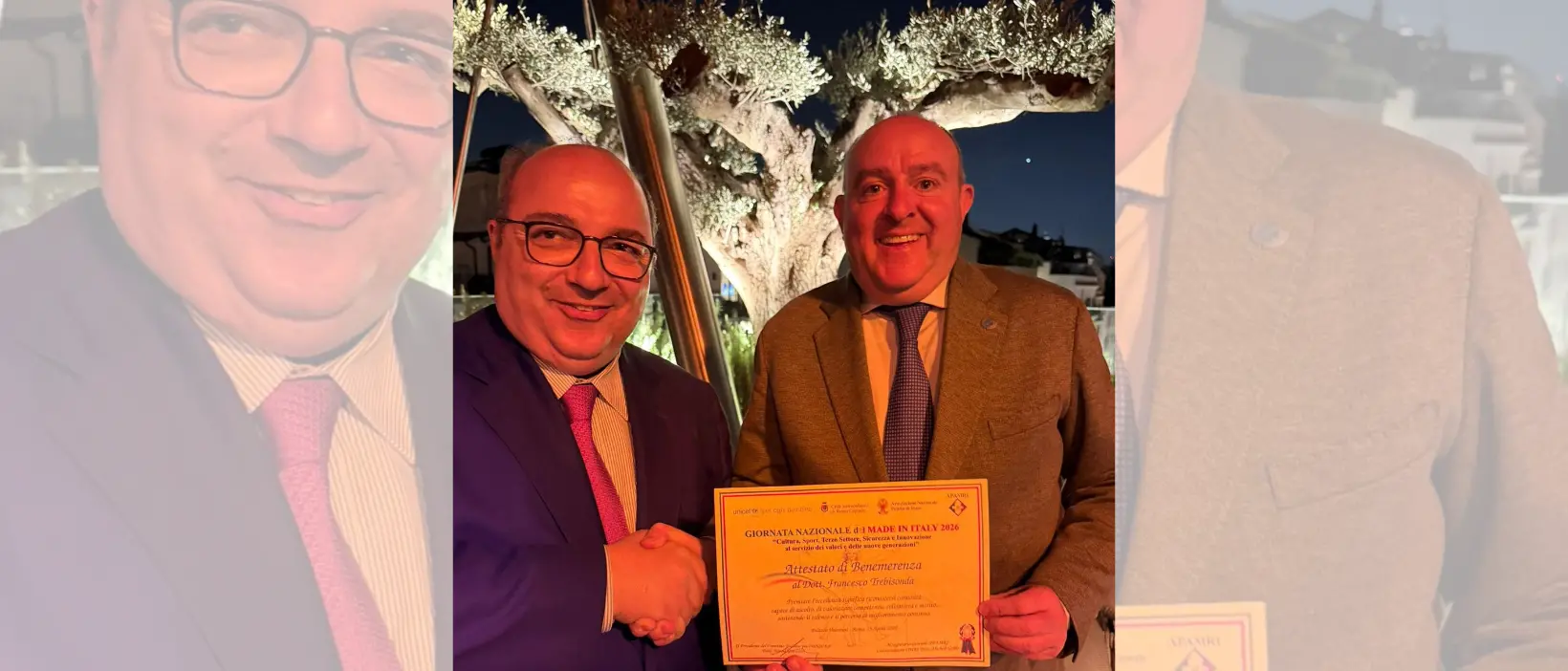 Roma rende omaggio alle eccellenze del Made in Italy, tra i premiati il manager calabrese Francesco Trebisonda\n