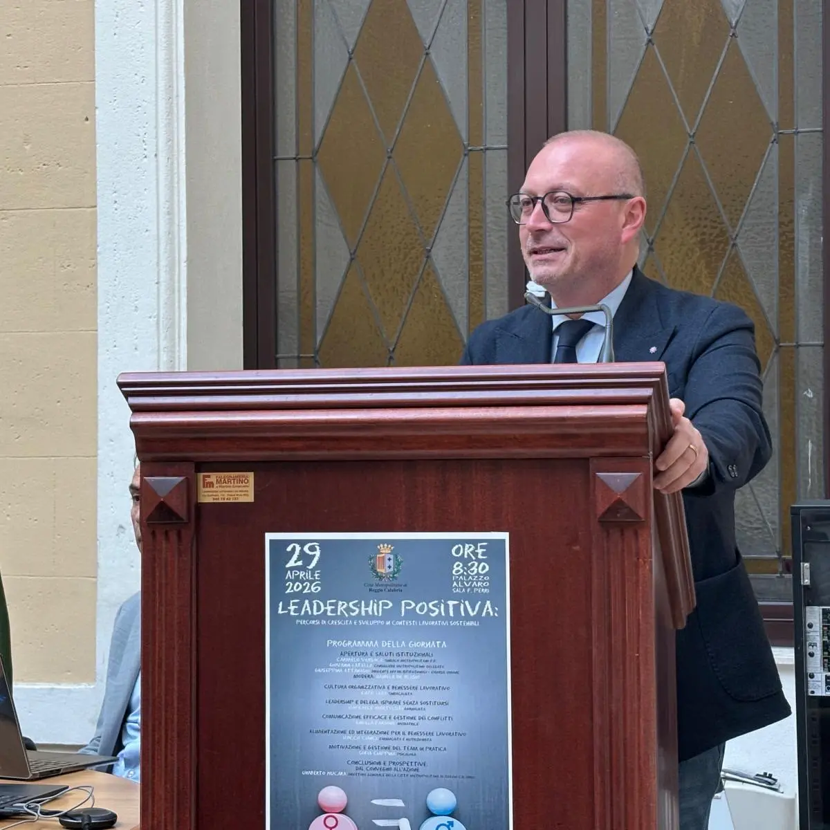 Versace al convegno ‘Leadership positiva’ promosso dalla Città metropolitana\n