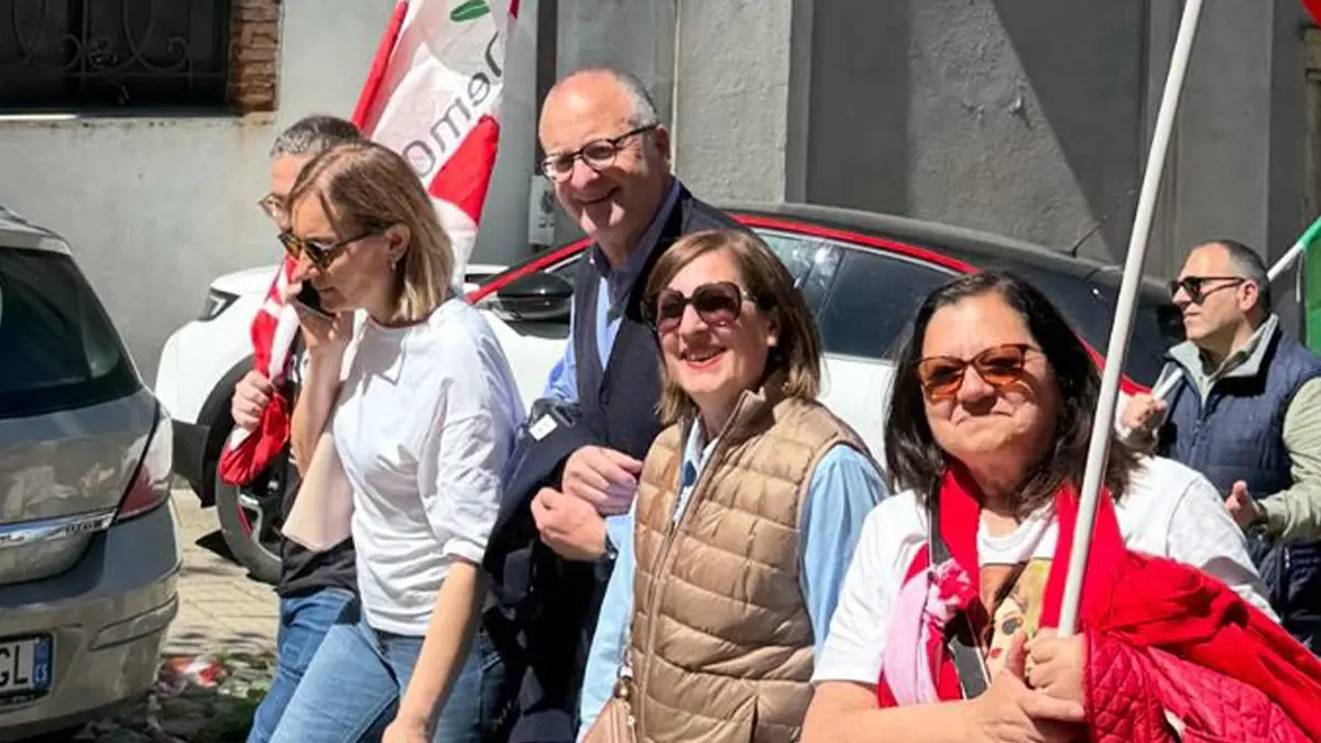 Mimmo Bevacqua con Maria Locanto il 25 aprile