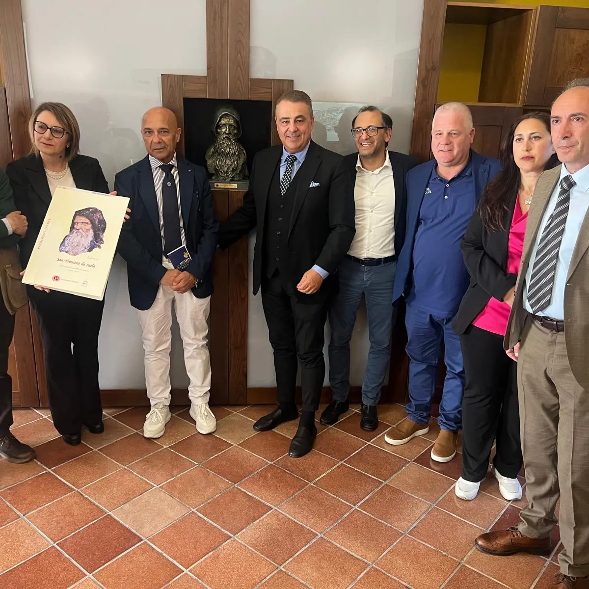 San Francesco torna al Museo: donata a Paola la scultura di Carnevali\n