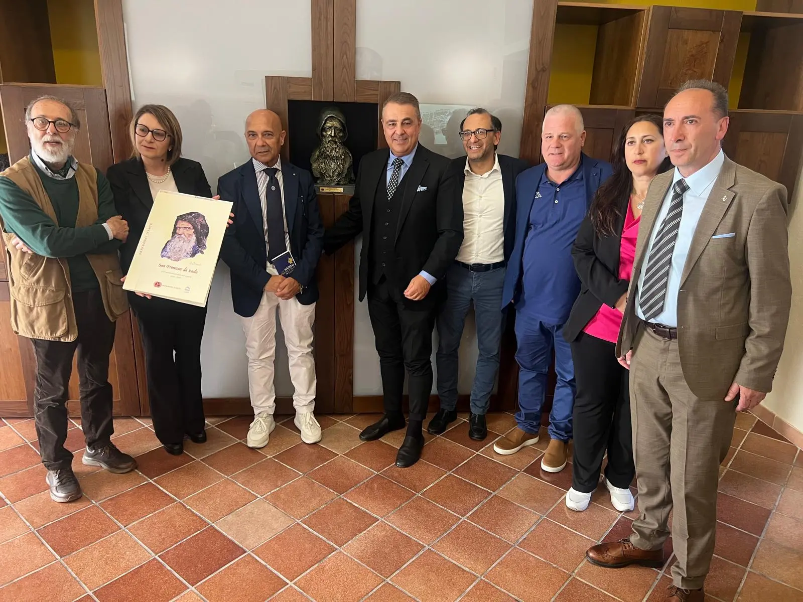 San Francesco torna al Museo: donata a Paola la scultura di Carnevali\n