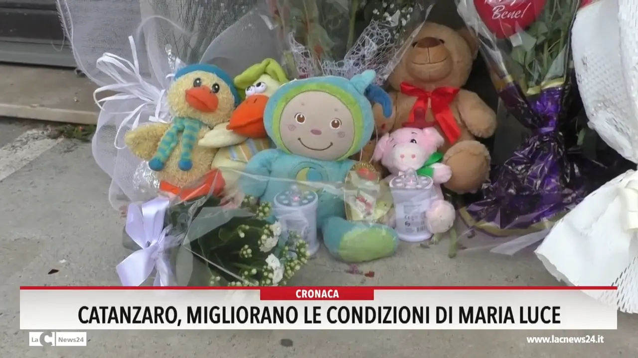 Catanzaro, migliorano le condizioni di Maria Luce