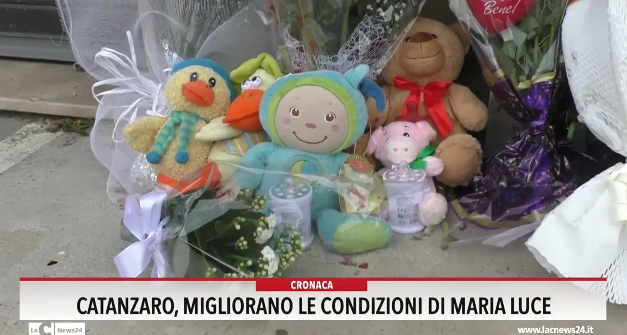 Catanzaro, migliorano le condizioni di Maria Luce