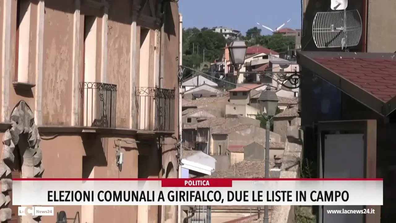 Elezioni comunali a Girifalco, due le liste in campo