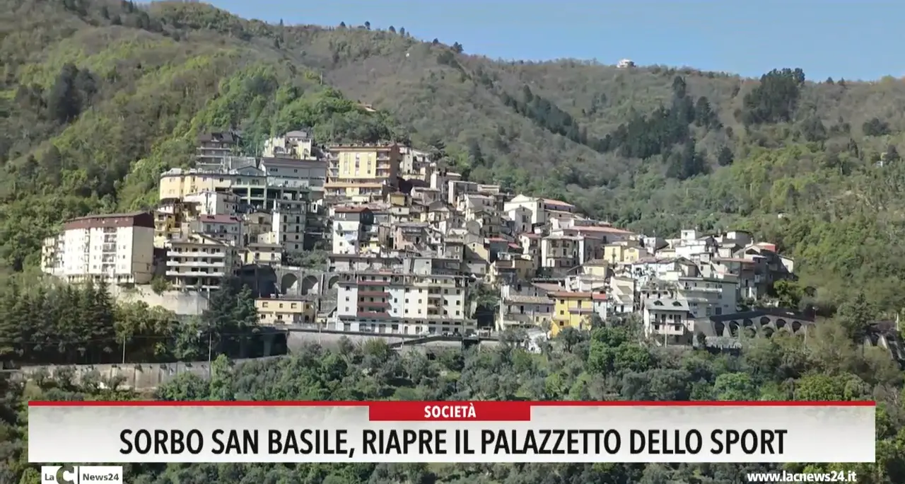 Sorbo San Basile, riapre il Palazzetto dello sport