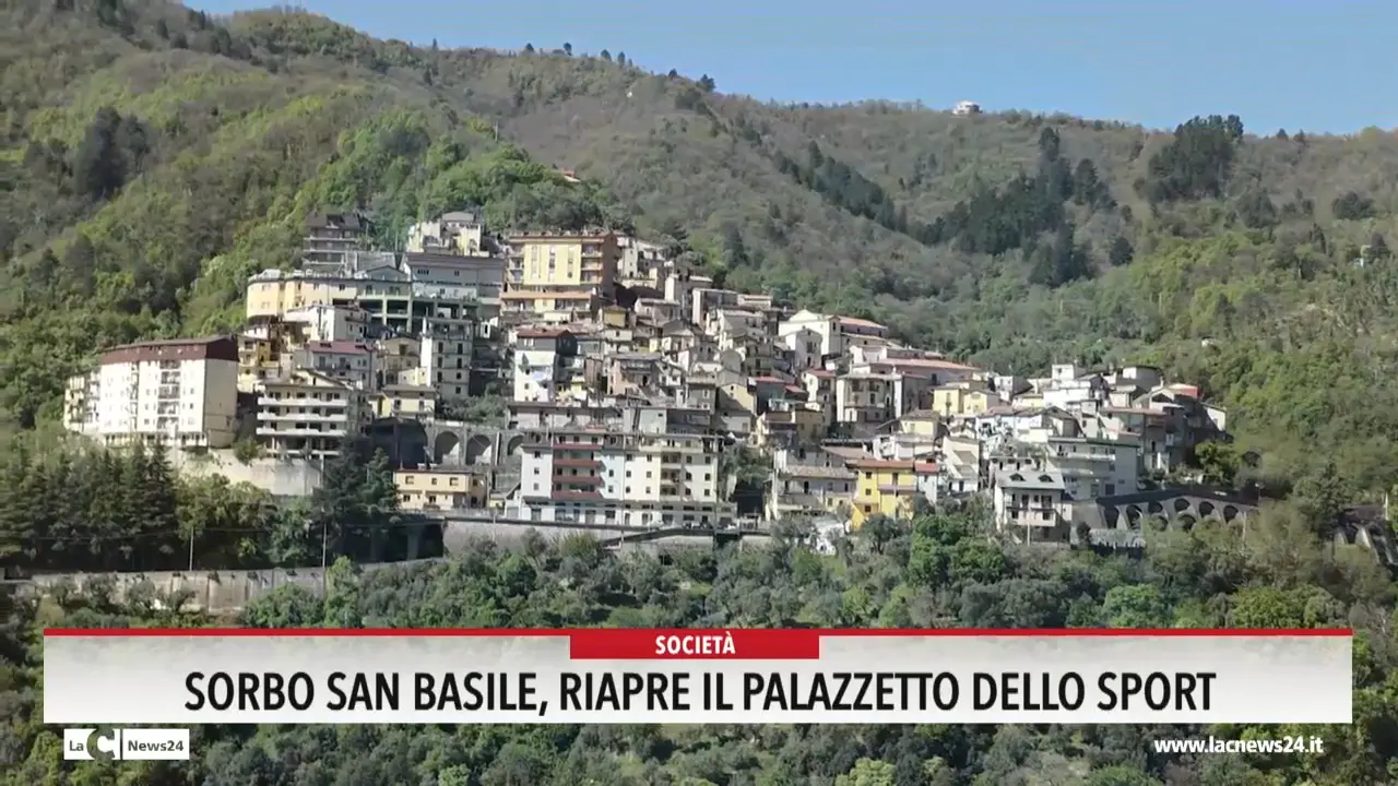 Sorbo San Basile, riapre il Palazzetto dello sport