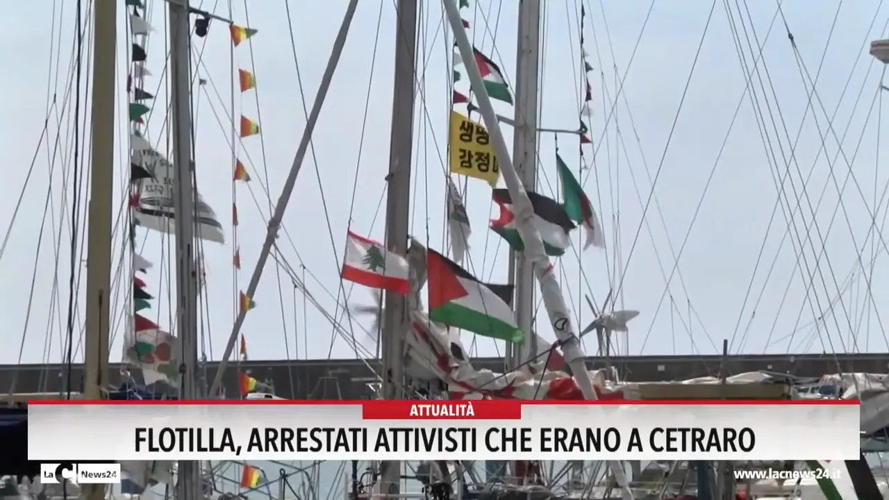 Flotilla, arrestati attivisti che erano a Cetraro