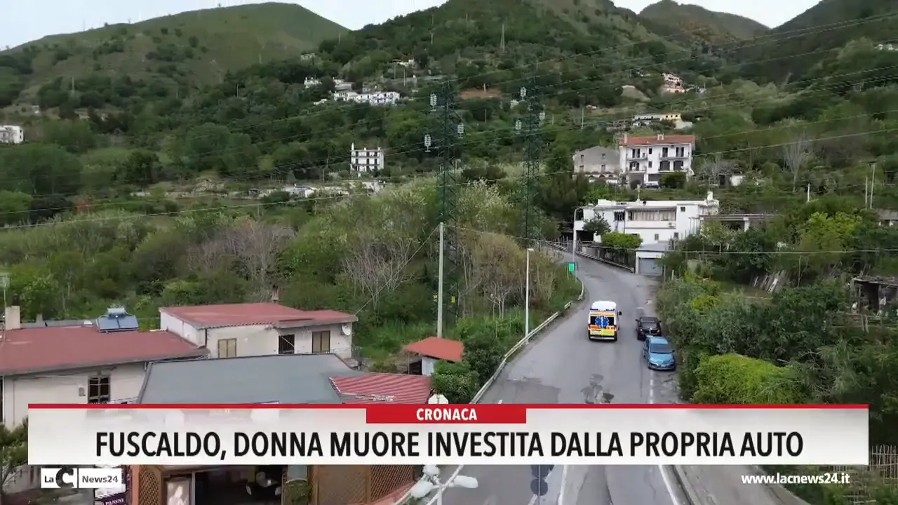 Fuscaldo, donna muore investita dalla propria auto