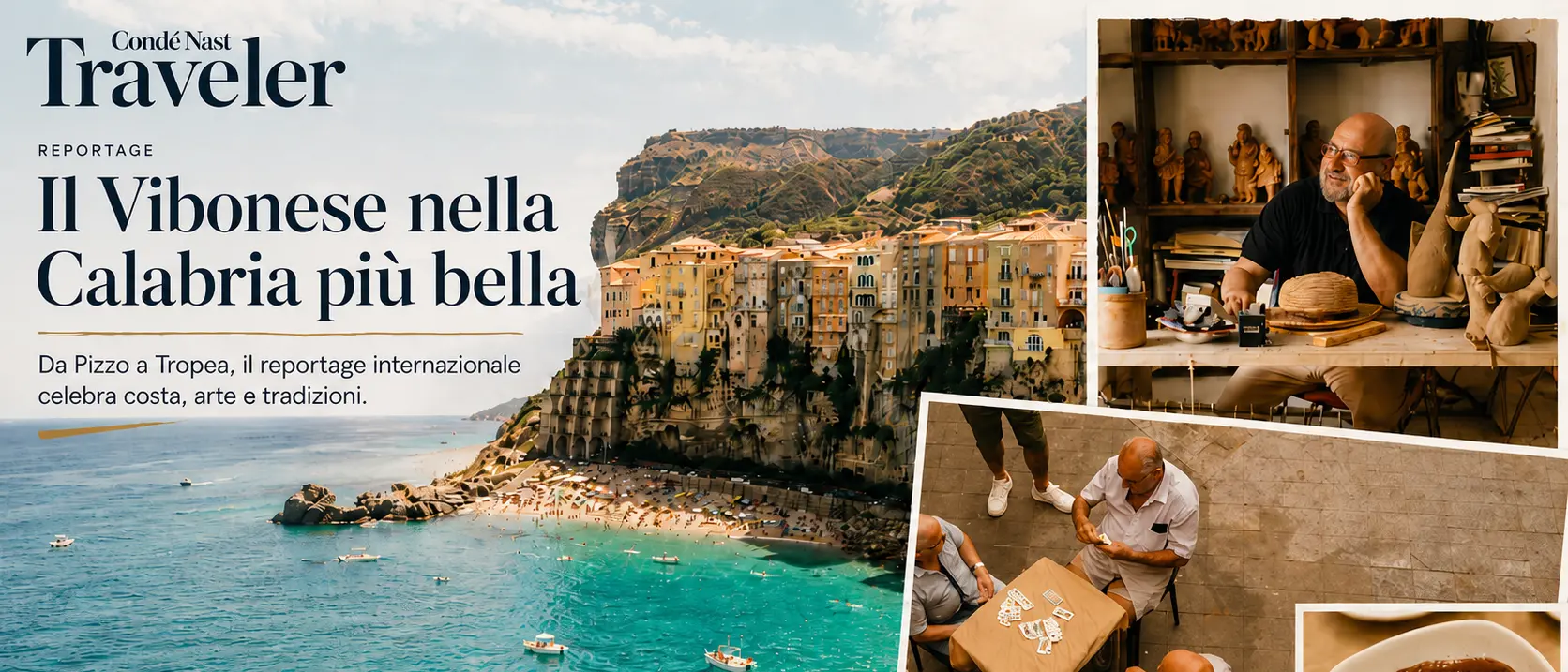 Per la rivista internazionale Condé Nast Traveler la Calabria più bella passa dal Vibonese: il reportage che esalta luoghi e cultura\n