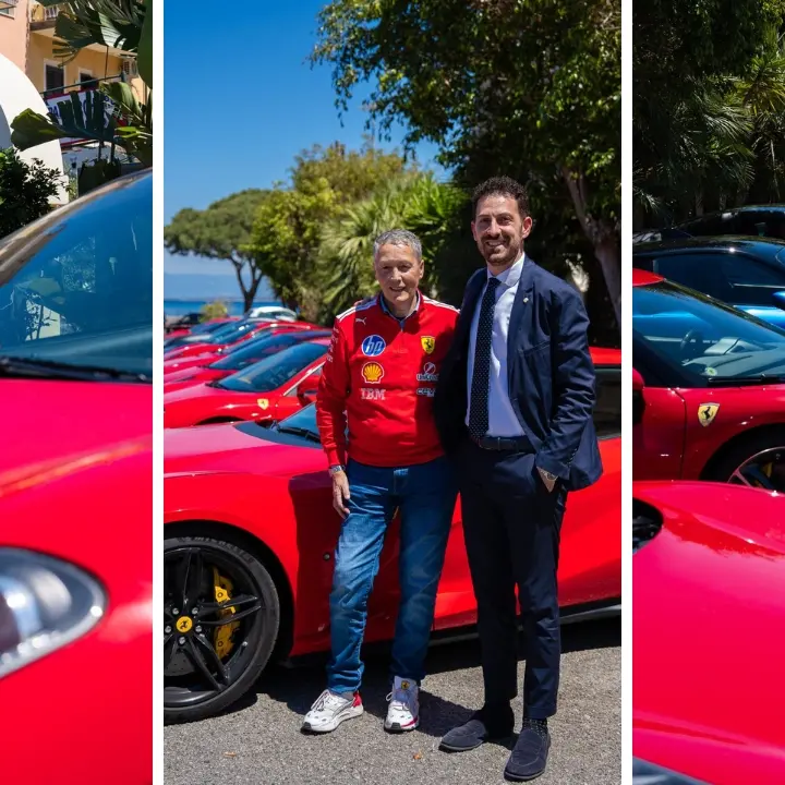 Oltre 30 Ferrari invadono Vibo Marina: successo per l’evento del Club Catanzaro al ristorante Lapprodo\n