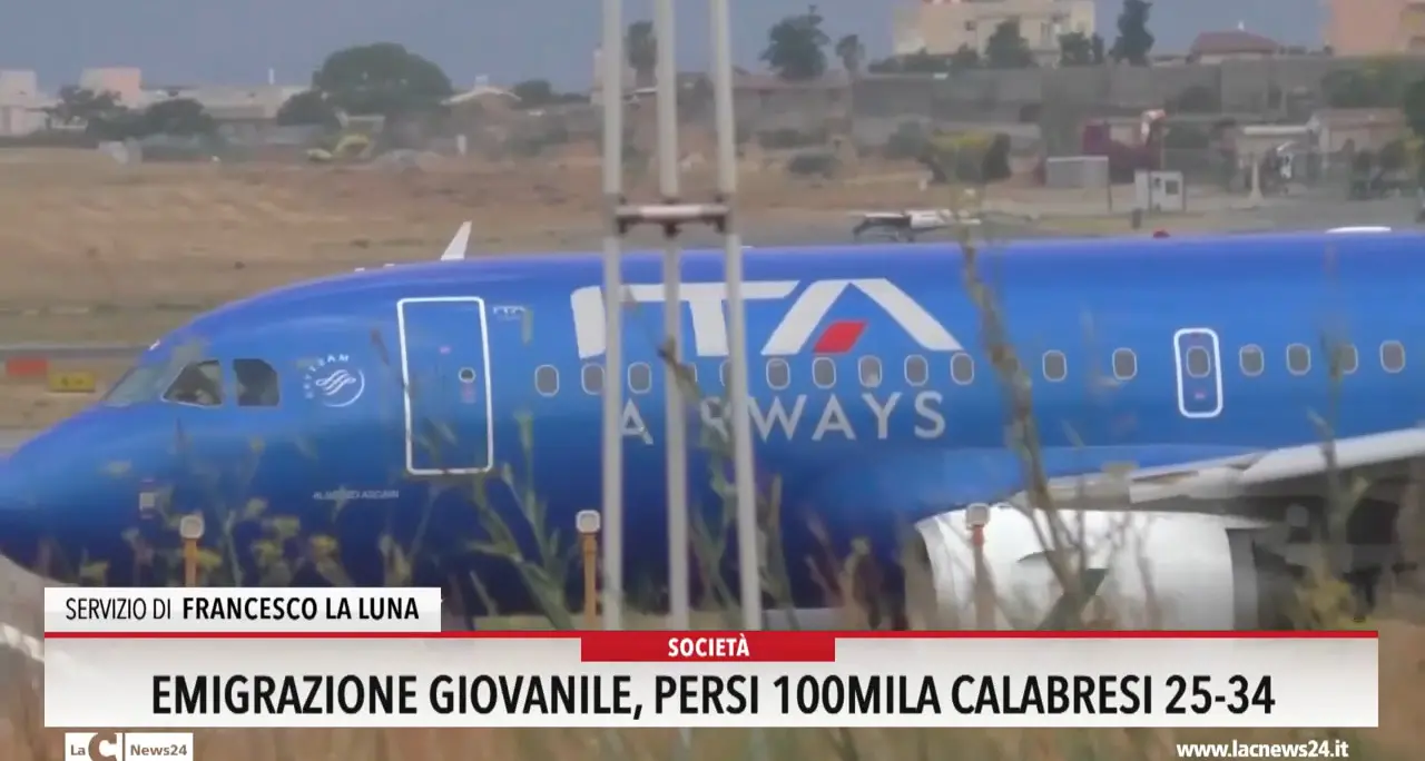 Emigrazione giovanile, persi 100mila calabresi 25-34