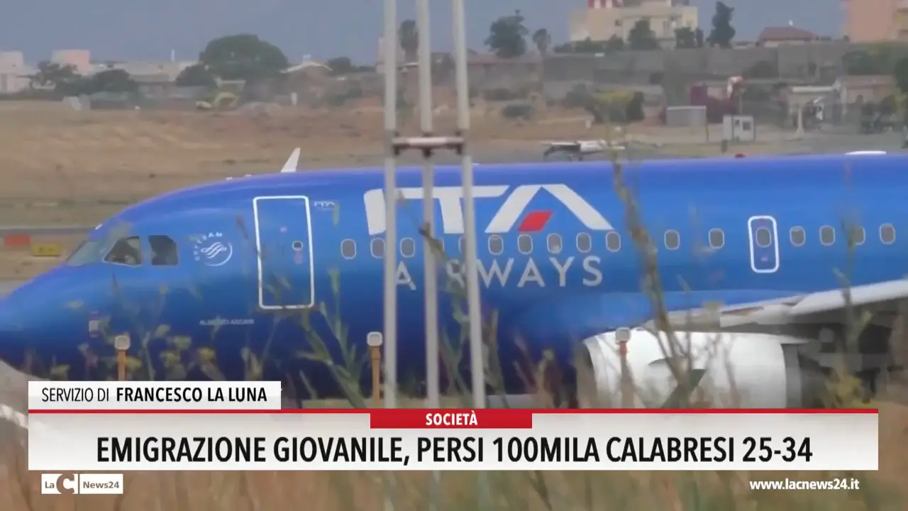 Emigrazione giovanile, persi 100mila calabresi 25-34