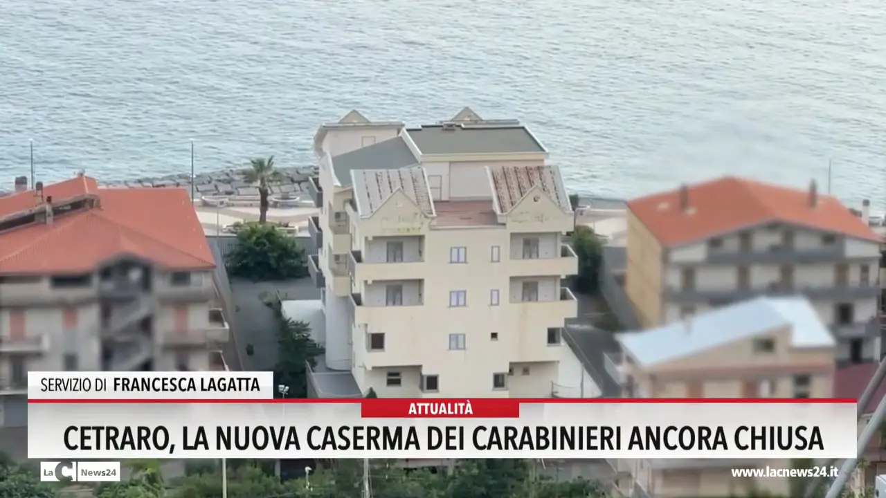Cetraro, la nuova caserma dei carabinieri ancora chiusa