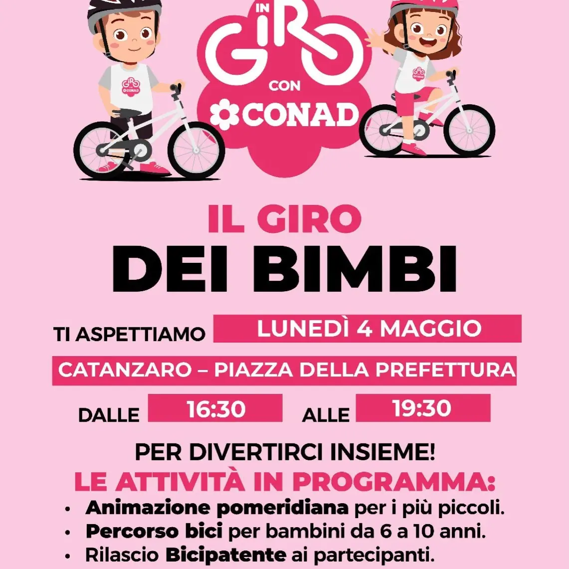 Catanzaro, in arrivo “Il Giro dei Bimbi”: lunedì pomeriggio sport e divertimento nel centro storico\n