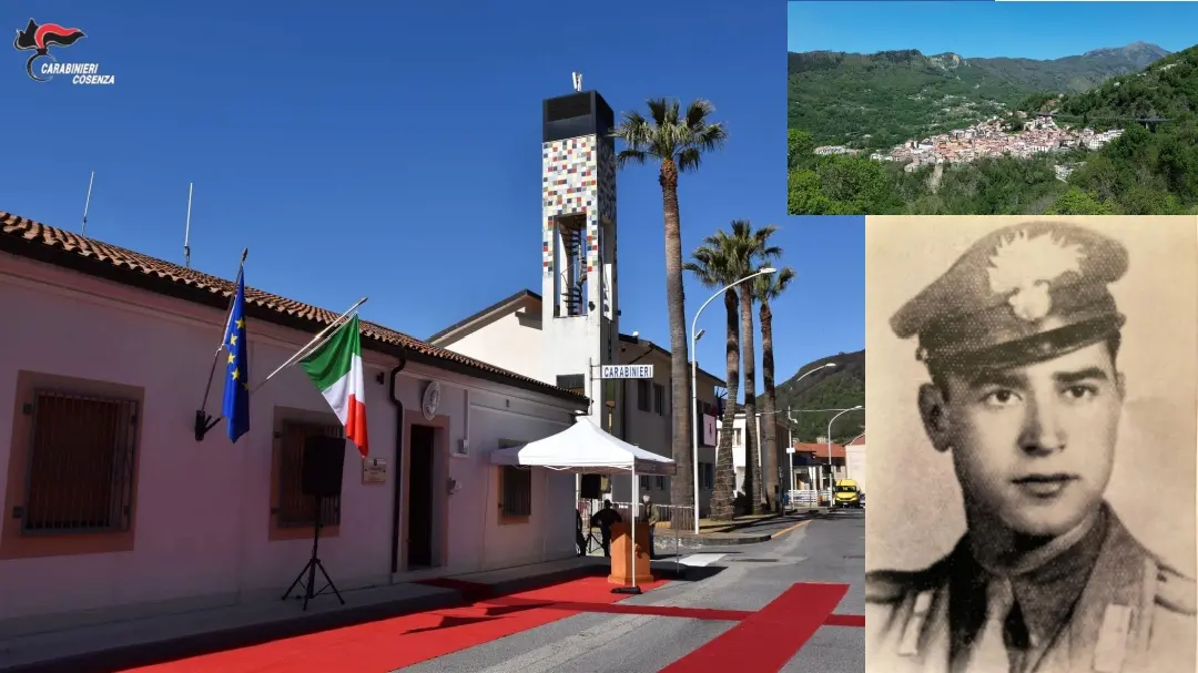 Lago intitola la caserma al carabiniere Aloe: Medaglia d’Oro caduto nel 1949\n