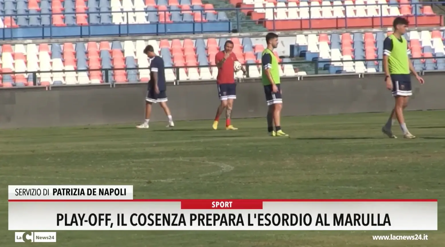 Play off, il Cosenza prepara l'esordio al Marulla