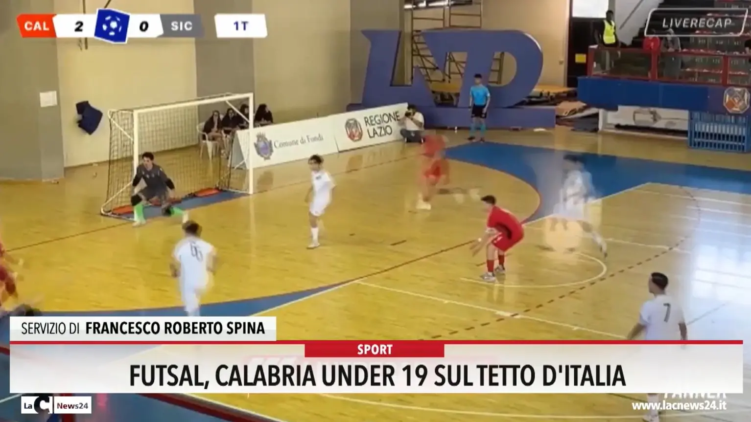 Futsal Calabria under 19 sul tetto d'Italia
