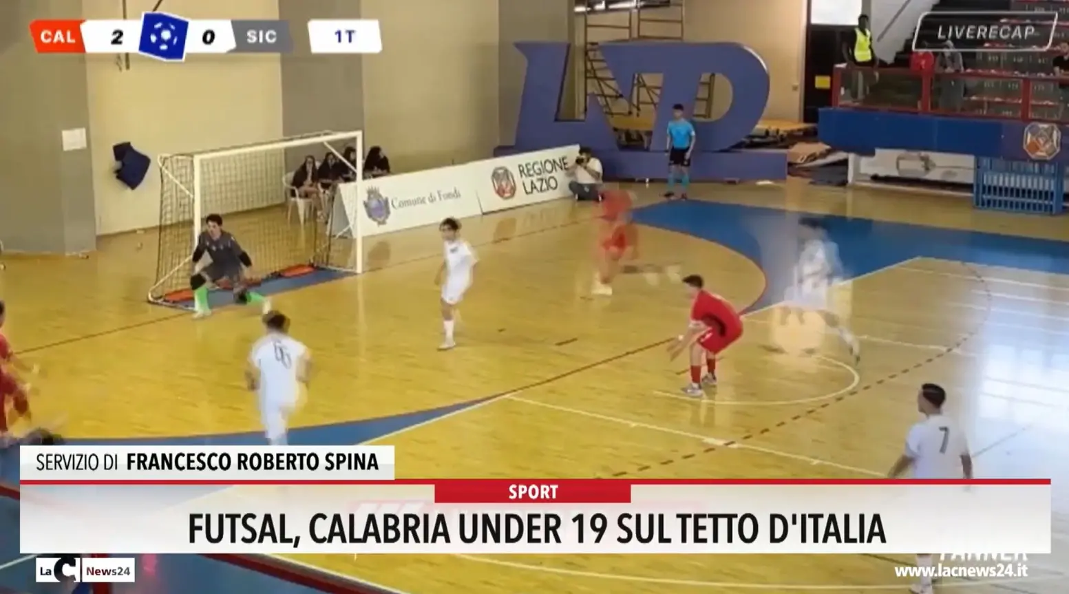 Futsal Calabria under 19 sul tetto d'Italia