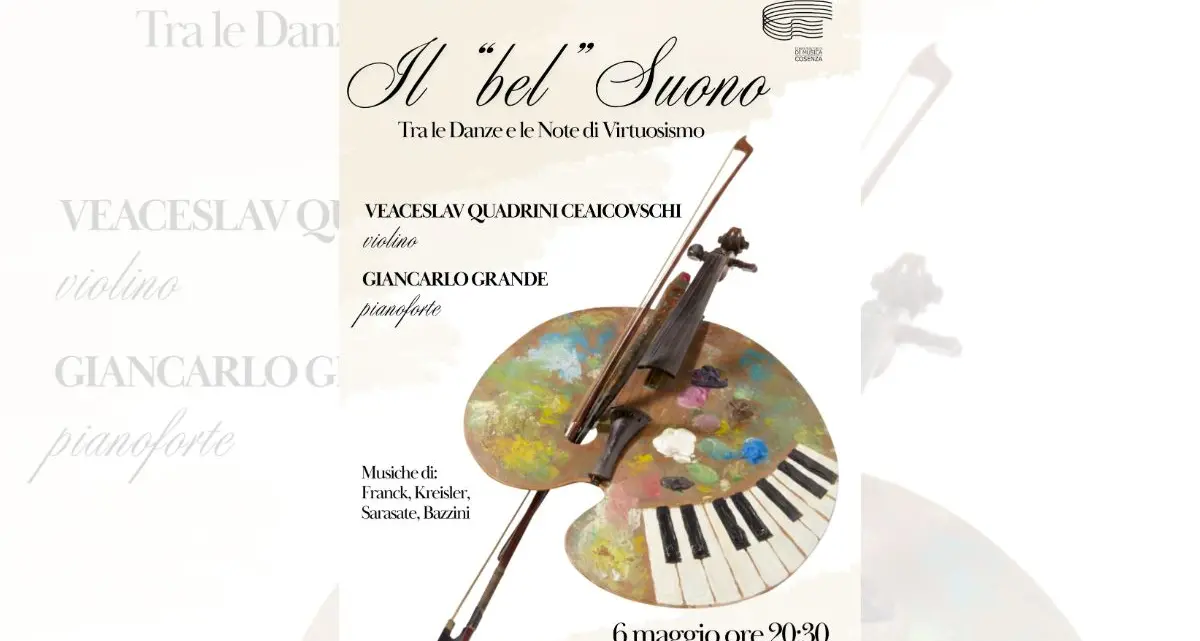 “Il bel suono”, al Conservatorio di Cosenza il duo Ceaicovschi-Grande\n