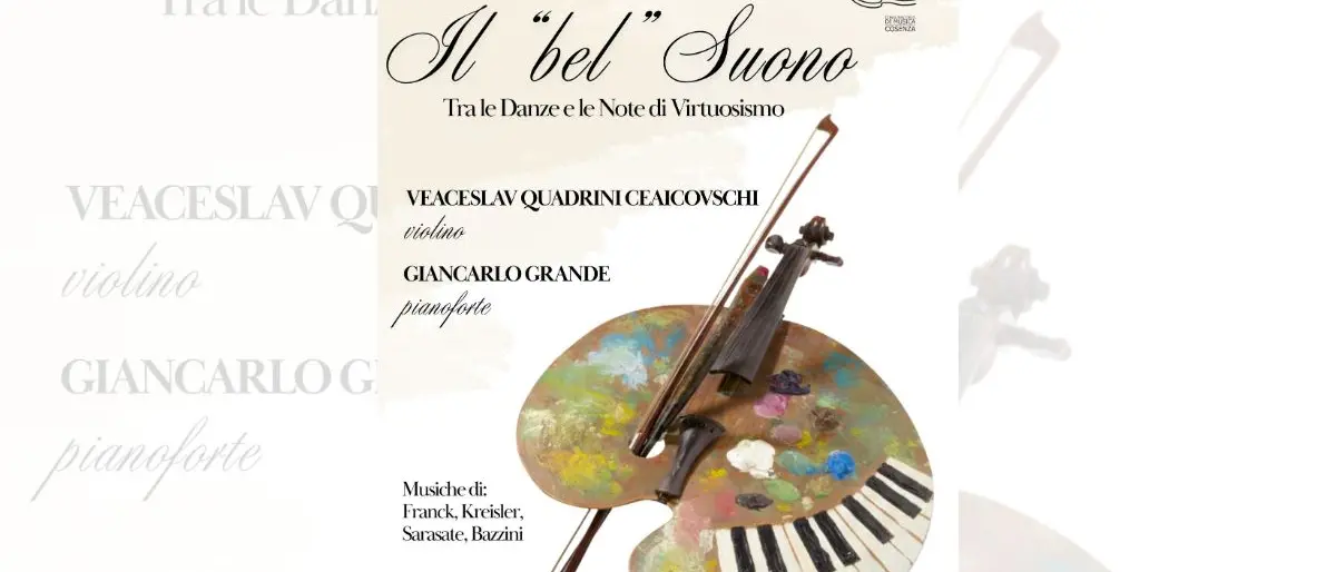“Il bel suono”, al Conservatorio di Cosenza il duo Ceaicovschi-Grande\n