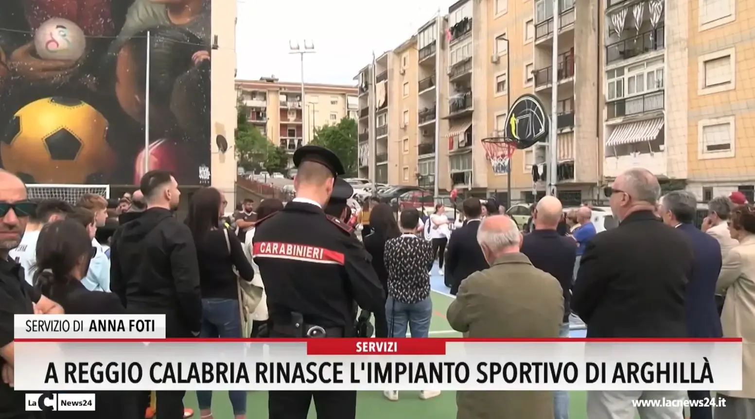 A Reggio rinasce l'impianto sportivo di Arghillà