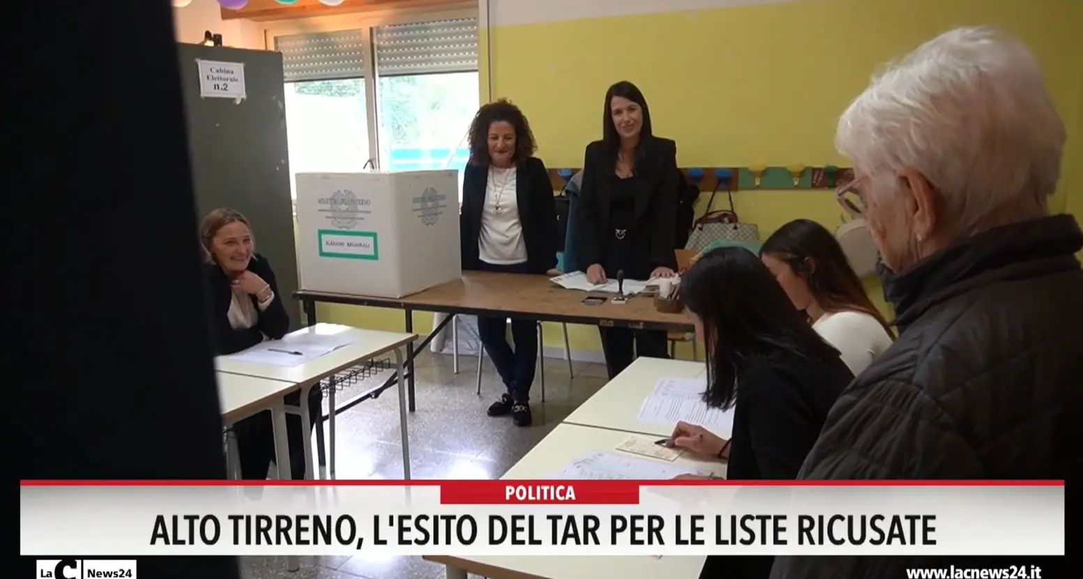 Tirreno, l'esito del tar per le liste ricusate