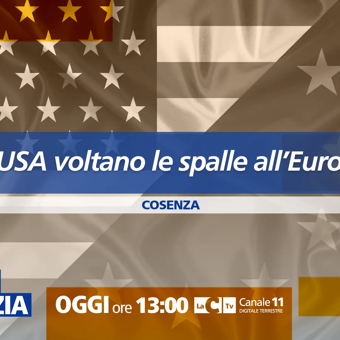 Gli Usa voltano le spalle all’Europa? Ne parliamo oggi\u00A0a Dentro la Notizia alle 13 su LaC Tv\n