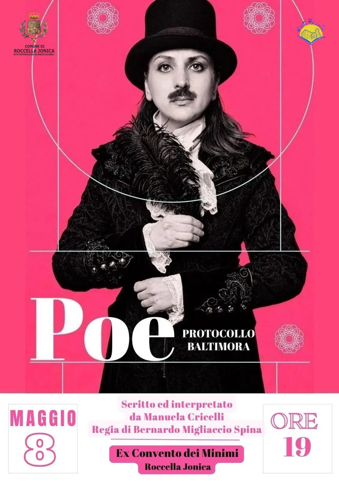A Roccella Jonica\u00A0lo spettacolo teatrale di Manuela Cricelli con la regia di Bernardo Migliaccio Spina\n