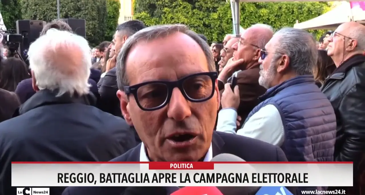 Reggio, Battaglia apre la campagna elettorale