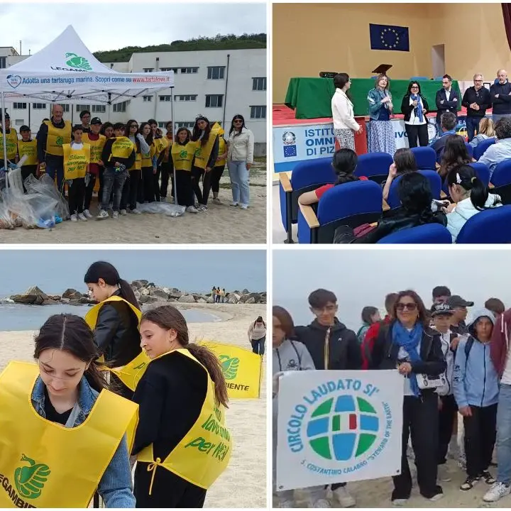Pizzo, studenti del Nautico in campo per l’ambiente: una “Giornata oasi” per ripulire la spiaggia dai rifiuti\n