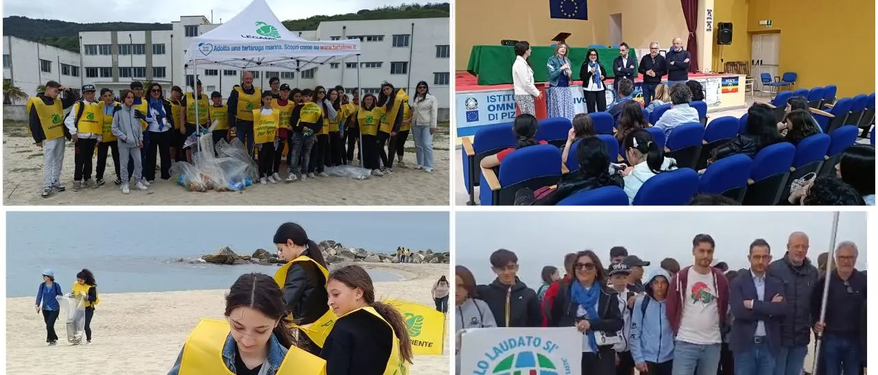 Pizzo, studenti del Nautico in campo per l’ambiente: una “Giornata oasi” per ripulire la spiaggia dai rifiuti\n