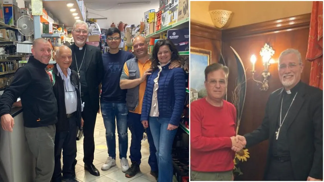 Intimidazioni nel Vibonese, il vescovo\u00A0Attilio Nostro fa visita alle aziende colpite: «Atti sciagurati». Giovedì una fiaccolata di solidarietà\n
