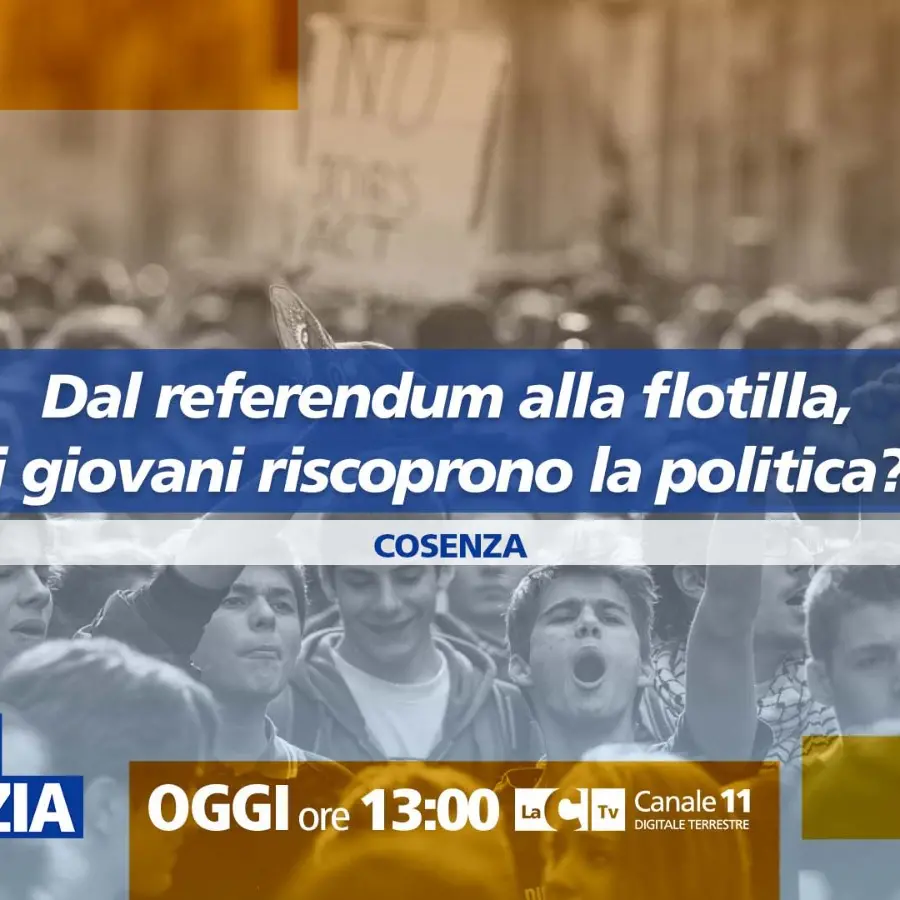 Dal Referendum alla Flotilla, i giovani riscoprono la politica? Approfondimento a Dentro la notizia\n