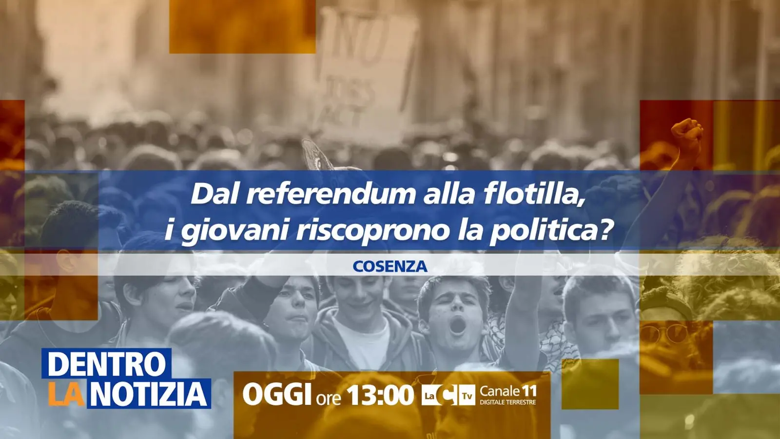 Dal Referendum alla Flotilla, i giovani riscoprono la politica? Approfondimento a Dentro la notizia\n
