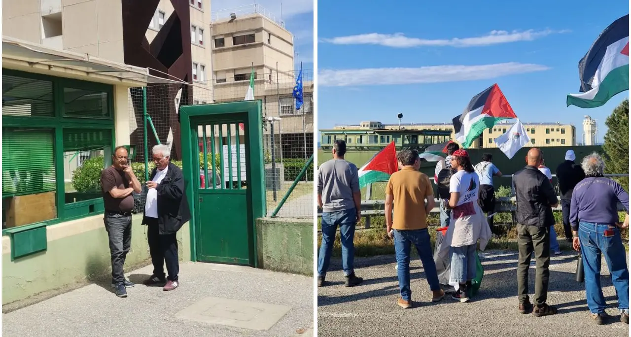 Lucano visita il carcere di Rossano in solidarietà ai tre detenuti palestinesi: «La loro unica “colpa” è stare con il loro popolo»\n