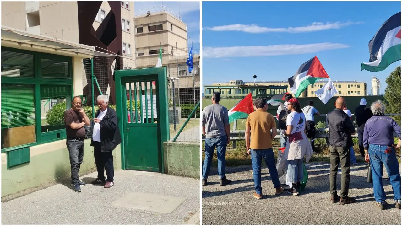 Lucano visita il carcere di Rossano in solidarietà ai tre detenuti palestinesi: «La loro unica “colpa” è stare con il loro popolo»\n