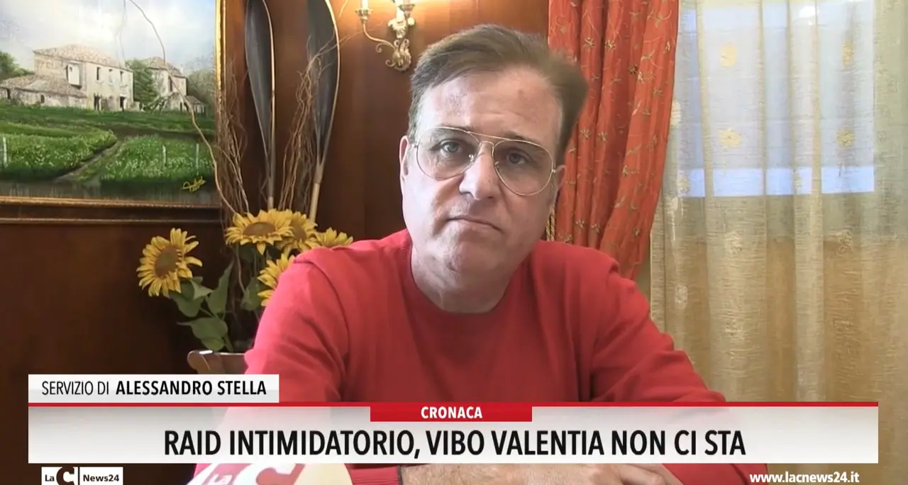 Raid intimidatorio, Vibo Valentia non ci sta