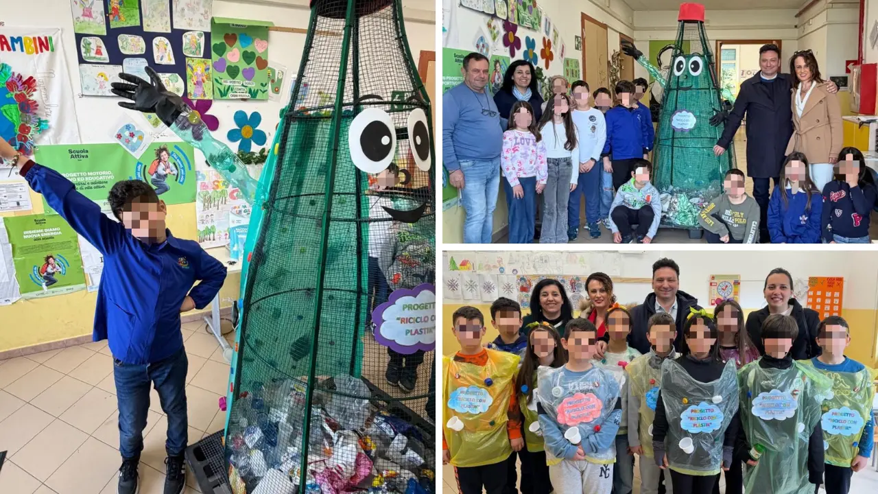 VIbo, educazione ambientale a scuola: alla Don Milani di Vena Superiore parte\u00A0“Riciclo con Plastik”\n