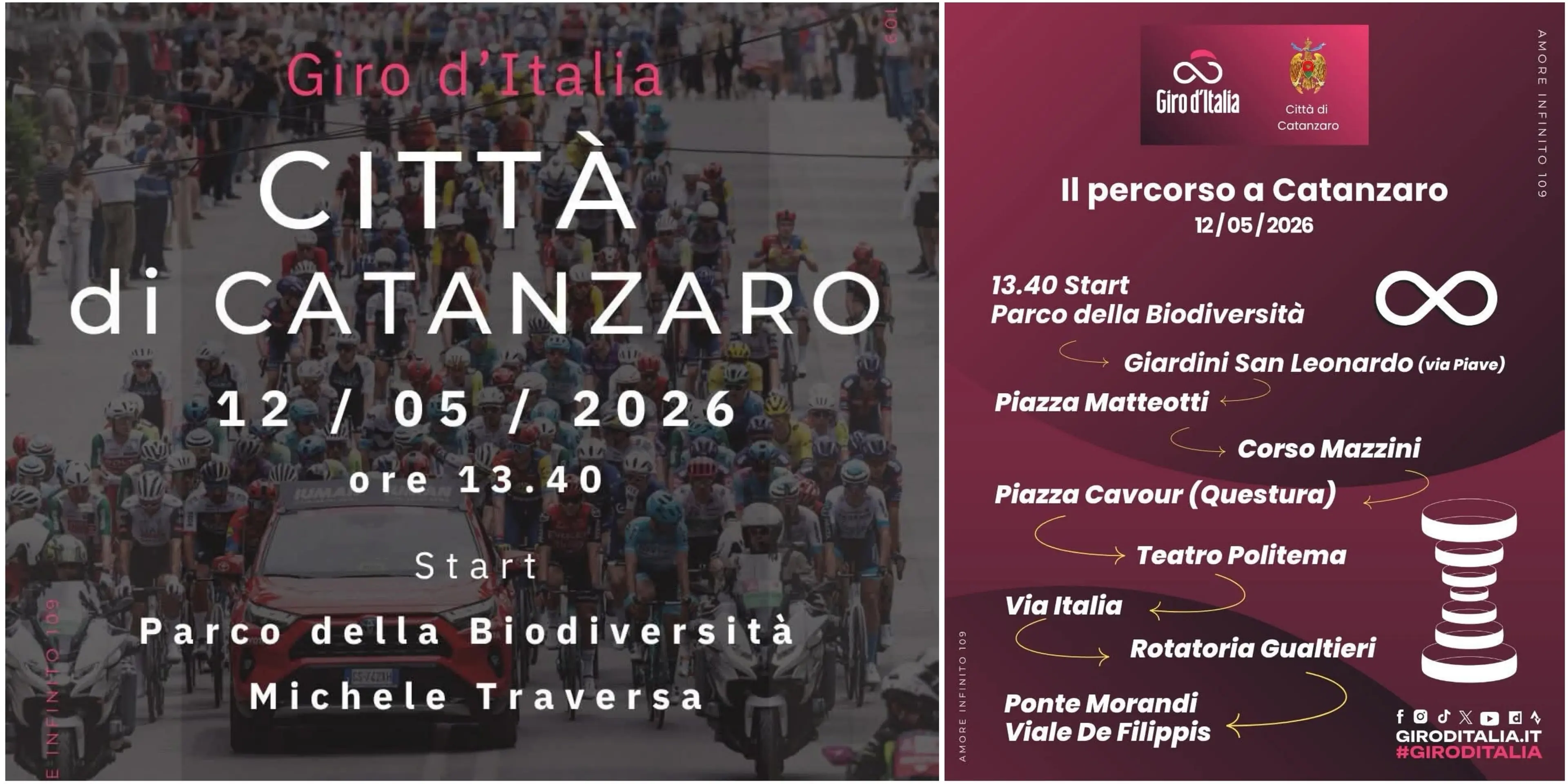 Giro d’Italia 2026, Catanzaro si prepara al grande evento: svelato il percorso cittadino\n