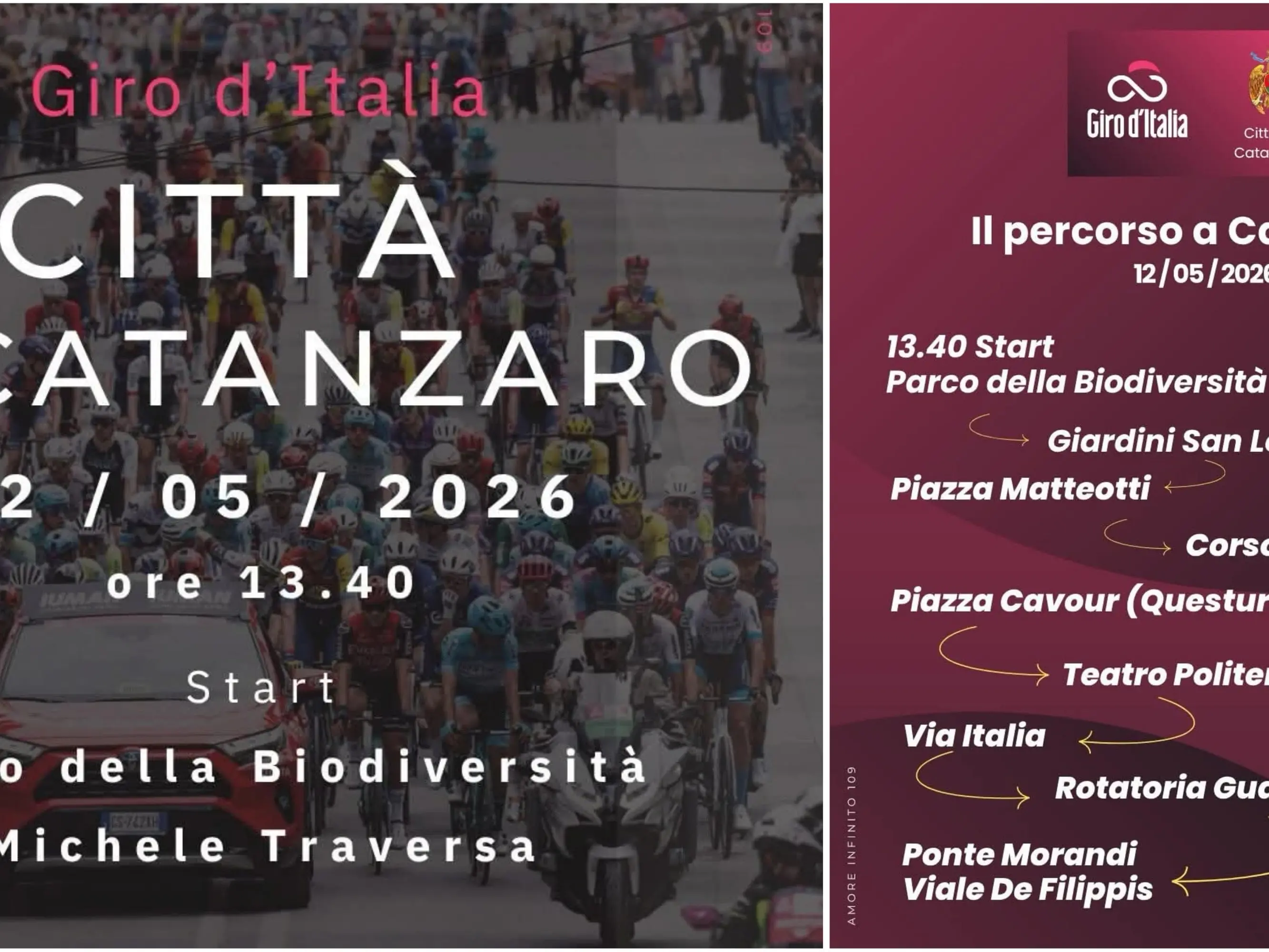 Giro d’Italia 2026, Catanzaro si prepara al grande evento: svelato il percorso cittadino
