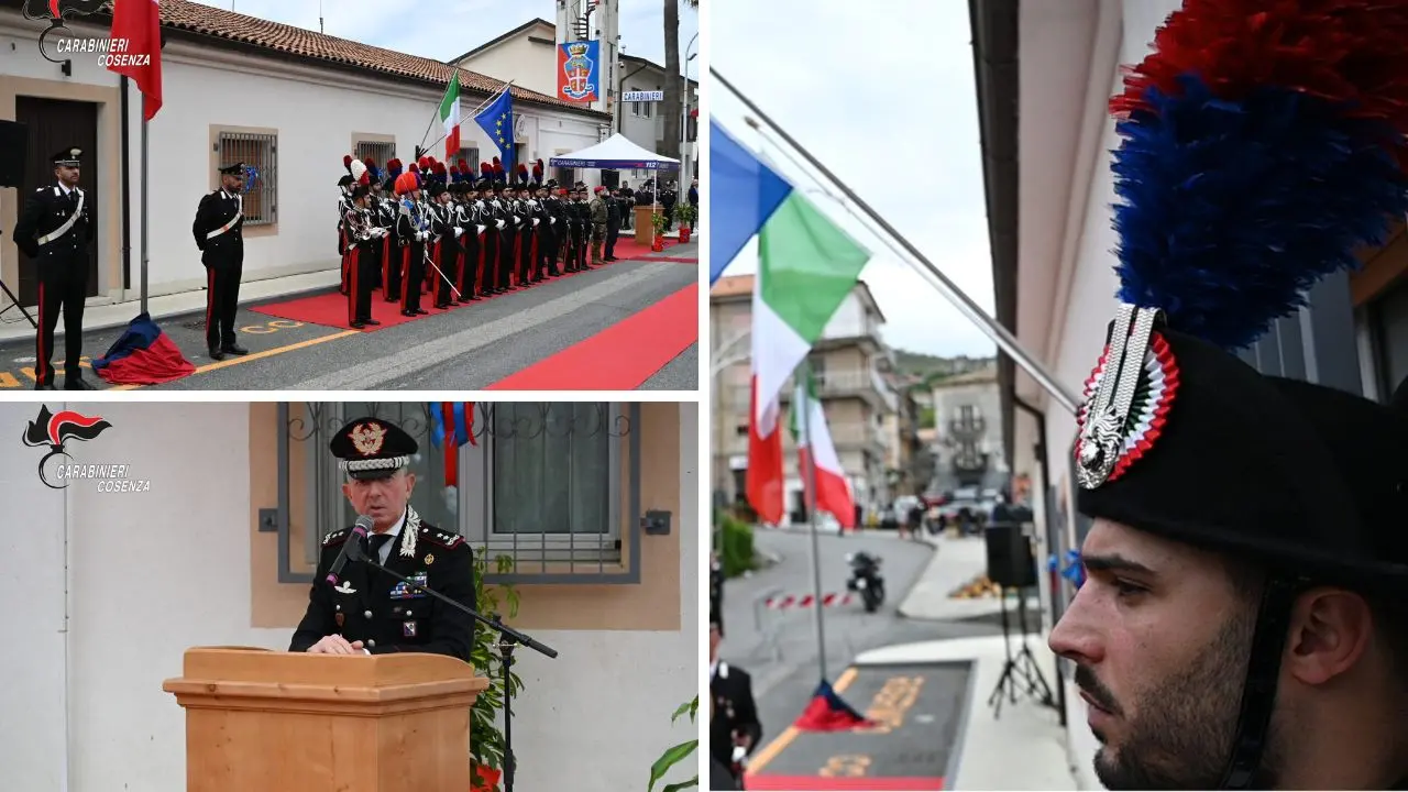 Lago, la Stazione dei carabinieri intitolata alla memoria di Giovan Battista Aloe\n