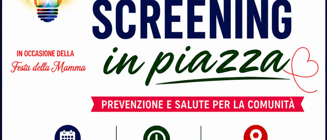 “Screening in Piazza” a Polistena: prevenzione gratuita per la Festa della Mamma\n