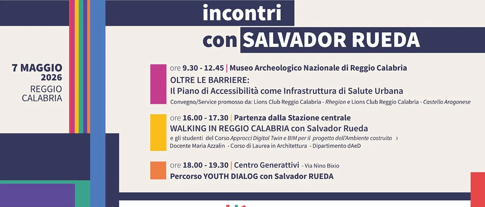 Il 7 maggio a Reggio l’evento “Oltre le Barriere: Il Piano di Accessibilità come Infrastruttura di Salute Urbana”\n