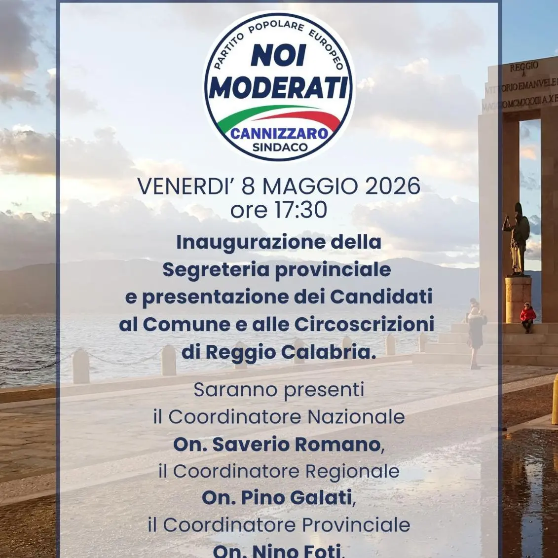 Reggio Calabria, inaugurazione segreteria provinciale di Noi Moderati\n