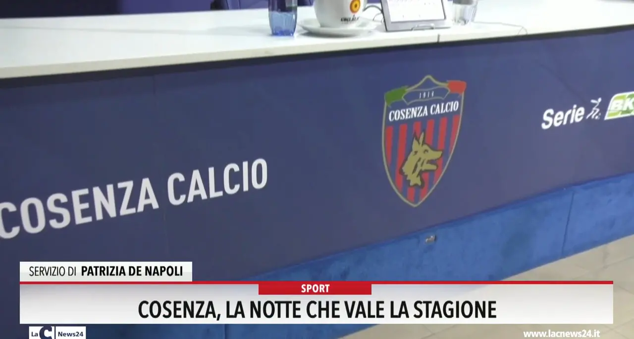 Cosenza, la notte che vale la stagione
