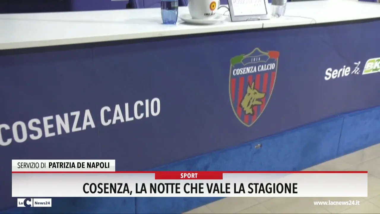 Cosenza, la notte che vale la stagione