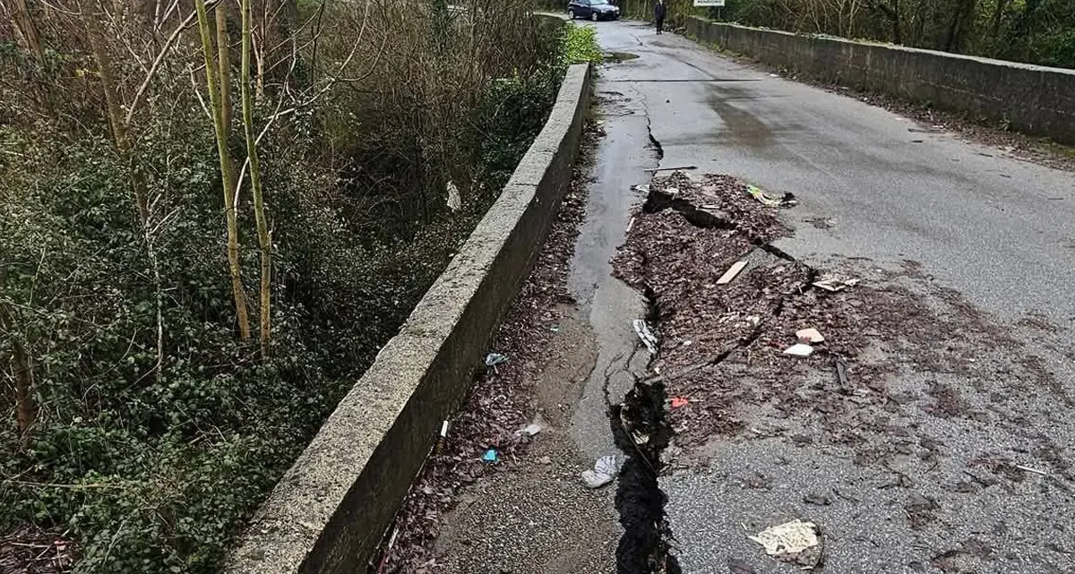 Crollo sulla SP\u00A081, sollecitati interventi urgenti per la viabilità di Mendicino, Cerisano, Castrolibero e Marano