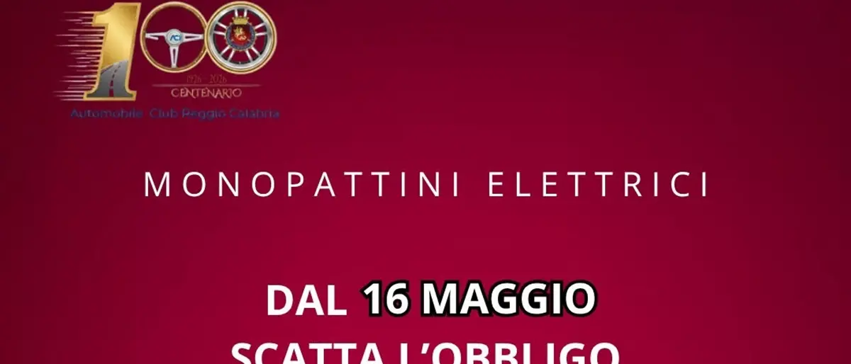Monopattini elettrici, scatta l’obbligo di contrassegno: cosa cambia dal 17 maggio 2026\n