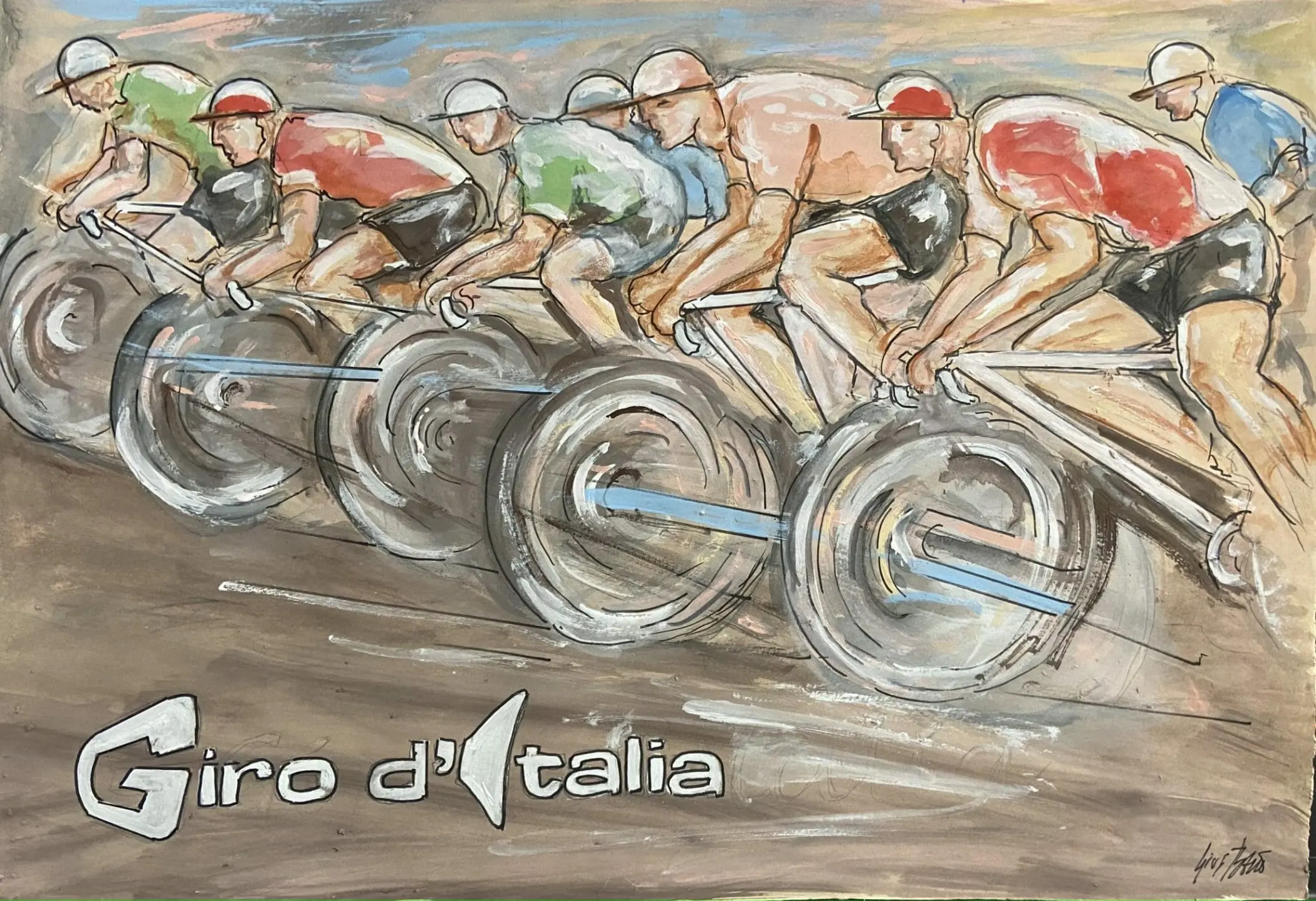 Giro d’Italia, la città si racconta con grafici e suggestioni collettivi